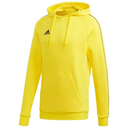 Herren Sweatshirt adidas MS CORE18 gelb mit Kapuze